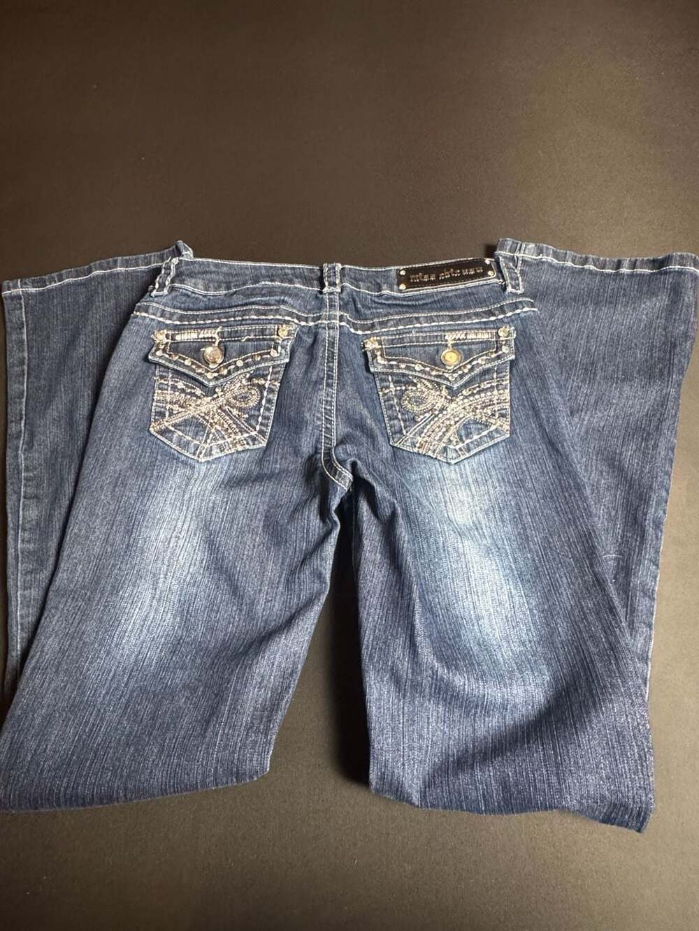 Miss Chic US Size 9 Embellished Bootcut Jeans MC1700C